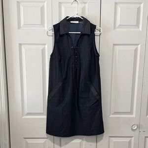 Adrienne Vittadini Navy Dress, 10